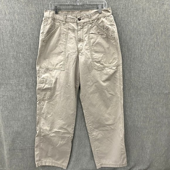Levi's Pants Vintage Levis Cargo Pants Mens 33 X 34 Beige Baggy 9s